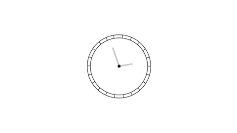 Clock icon. 4k Animation Stock Footage 306029902