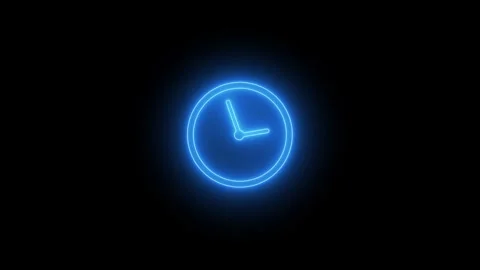 Clock icon. 4k Animation Stock Footage 306029925