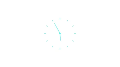 Clock icon animation. stopwatch clock, stop watch, on white background. Stock Footage 293484383