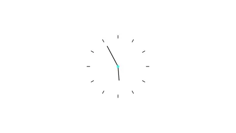 Clock icon animation. stopwatch clock, stop watch, on white background. Stock Footage 293484384