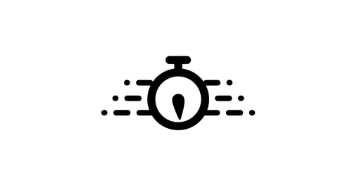 Clock icon combining a horizontal list of dashed lines animation Stock Footage 335223067