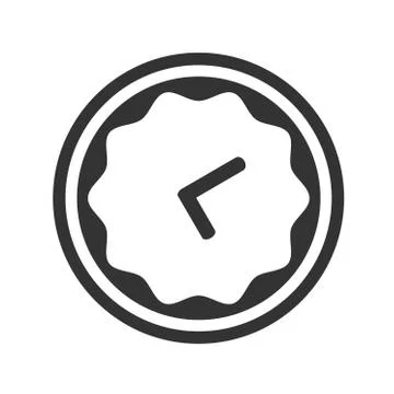 Clock Icon design Stock Illustration