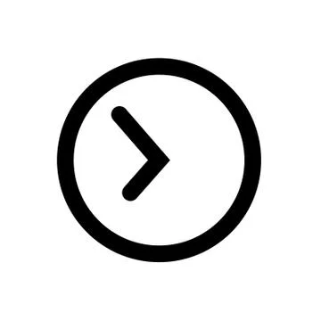Clock icon in flat style. Clock symbol Illustrazione stock