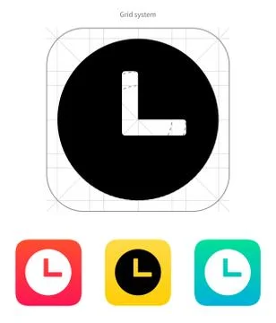 Clock icon Stock-Illustration