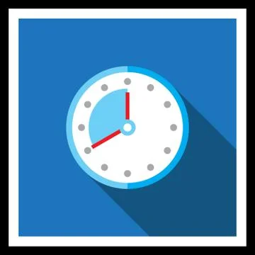 Clock icon Stock Illustration