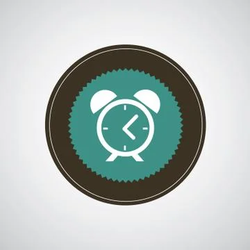 Clock icon Stock Illustration