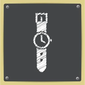 Clock icon Stock Illustration