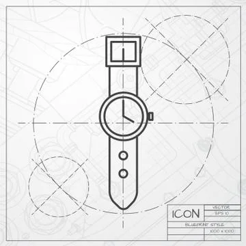 Clock icon Stock Illustration