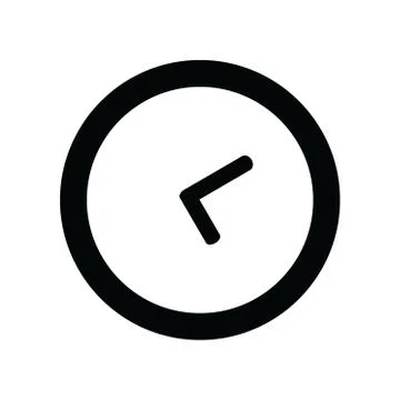Clock Icon Stock Illustration