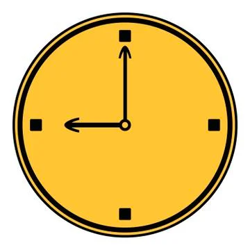 Clock icon. Stock Illustration