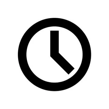 Clock Icon Stock Illustration