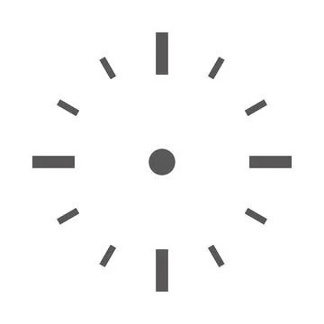 Clock icon. Illustrazione stock