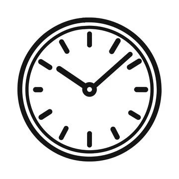 Clock Icon Stock Illustration