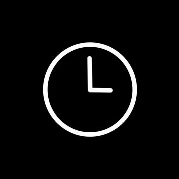 Clock icon Stock Illustration