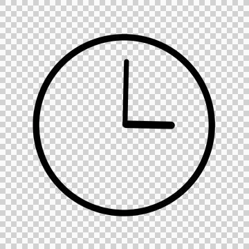 Clock icon Stock Illustration