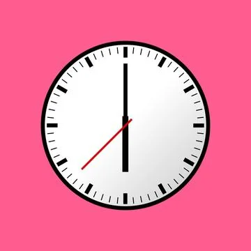 Clock icon, illustration, flat design Clock icon, illustration, flat desig... Stock Photos