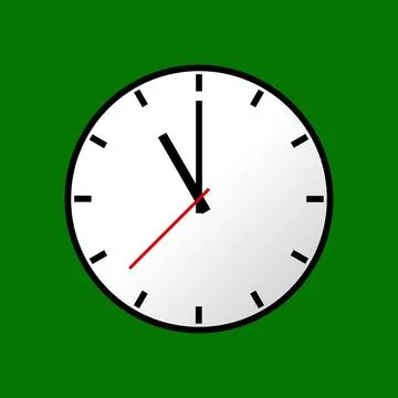 Clock icon, illustration, flat design Clock icon, illustration, flat desig... Stock Photos
