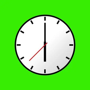 Clock icon, illustration, flat design Clock icon, illustration, flat desig... Stock Photos