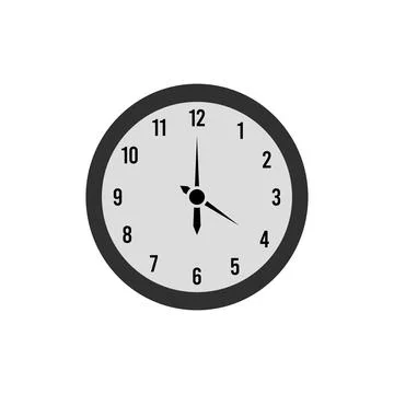 Clock icon logo Stock Illustration