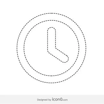 Clock icon symbol Stock Illustration