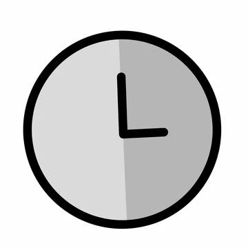 Clock icon symbol vector illustration Stock Illustration