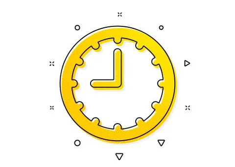 Clock icon. Time or Watch sign. Vector Stock Illustration