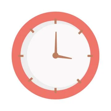 Clock icon, timer on white background 스톡 일러스트