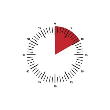 Clock icon, vector alarm icon, timer symbol Stock Illustration