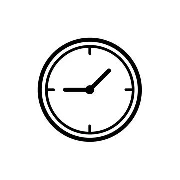 Clock icon vector design templates Stock Illustration