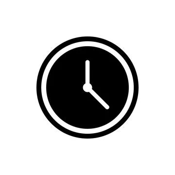 Clock icon vector design templates Stock Illustration