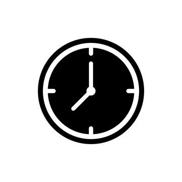 Clock icon vector design templates Stock Illustration