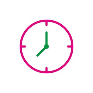 Clock icon vector design templates Stock Illustration