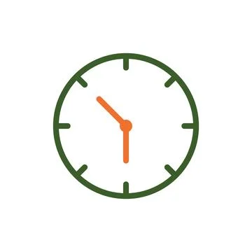 Clock icon vector design templates Stock Illustration