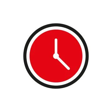 Clock icon vector design templates Stock Illustration