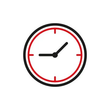 Clock icon vector design templates Stock Illustration