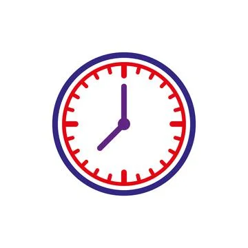 Clock icon vector design templates Stock Illustration