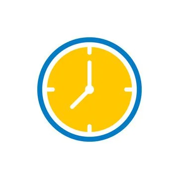 Clock icon vector design templates Stock Illustration