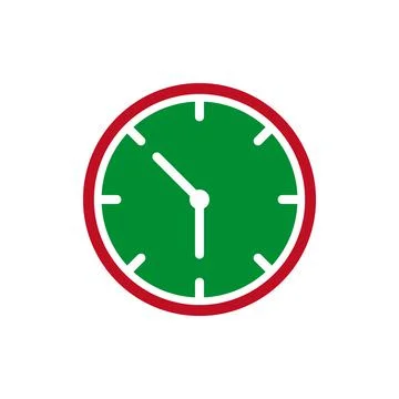 Clock icon vector design templates Stock Illustration