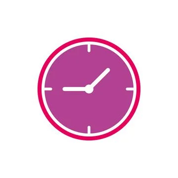 Clock icon vector design templates Stock Illustration