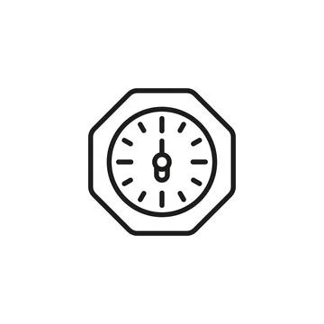 Clock icon vector design templates simple and modern Stock Illustration
