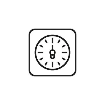Clock icon vector design templates simple and modern Stock Illustration