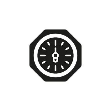 Clock icon vector design templates simple and modern Stock Illustration