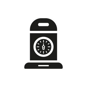 Clock icon vector design templates simple and modern Illustrazione stock