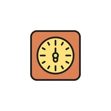 Clock icon vector design templates simple and modern Stock Illustration