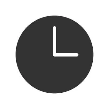 Clock icon - vector iconic design Stock Illustration