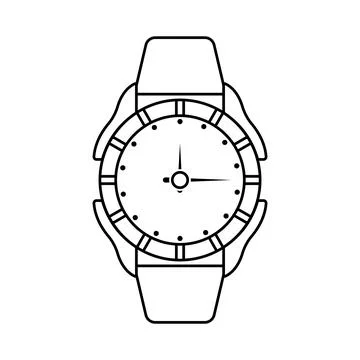 Clock icon vector Stock Illustration