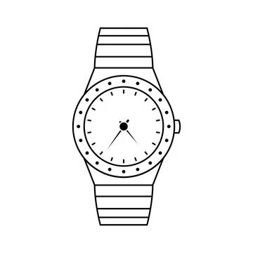 Clock icon vector Stock Illustration