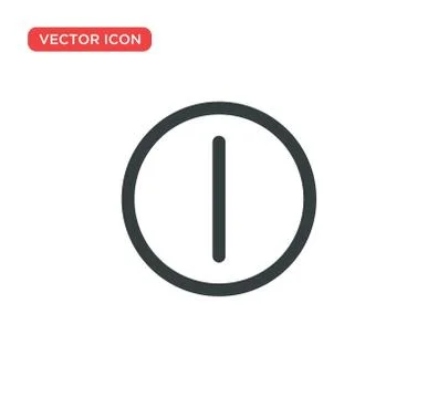 Clock Icon Vector Illustration Design Stock Illustration