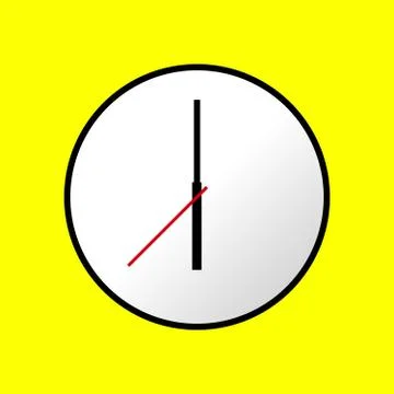 Clock icon, Vector illustration, flat design EPS10 Stock Illustration