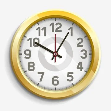 Clock icon. Vector illustration. Illustrazione stock